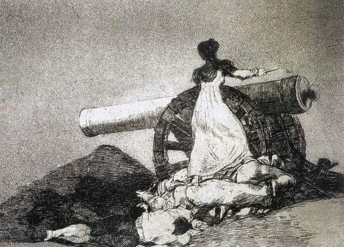 Francisco de goya y Lucientes What courage